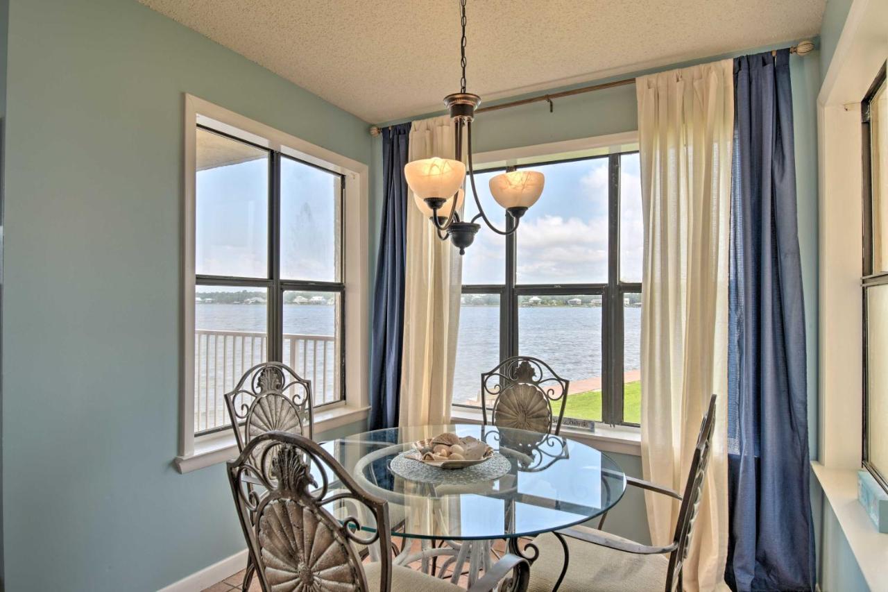 Waterfront Gulf Shores Condo With Patio, Pier And Pool Exterior photo