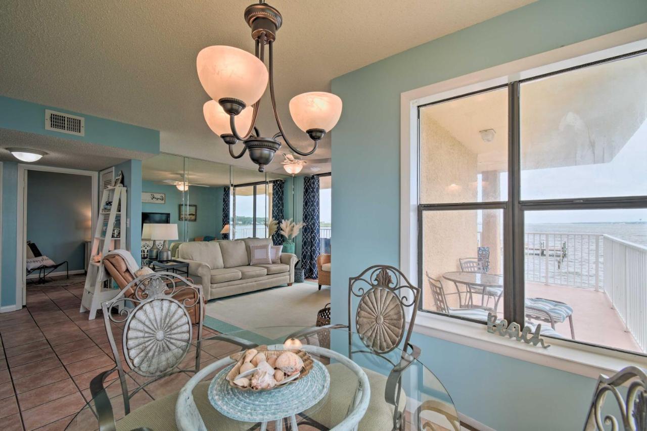 Waterfront Gulf Shores Condo With Patio, Pier And Pool Exterior photo