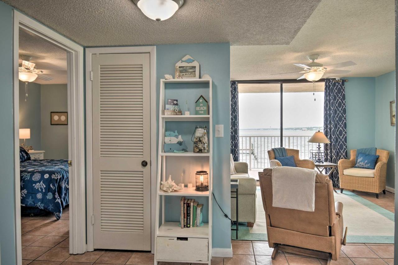 Waterfront Gulf Shores Condo With Patio, Pier And Pool Exterior photo