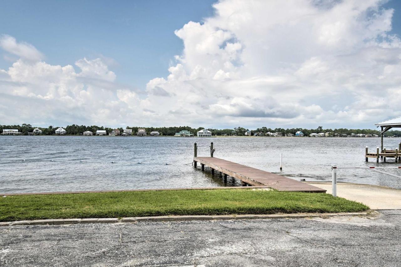 Waterfront Gulf Shores Condo With Patio, Pier And Pool Exterior photo