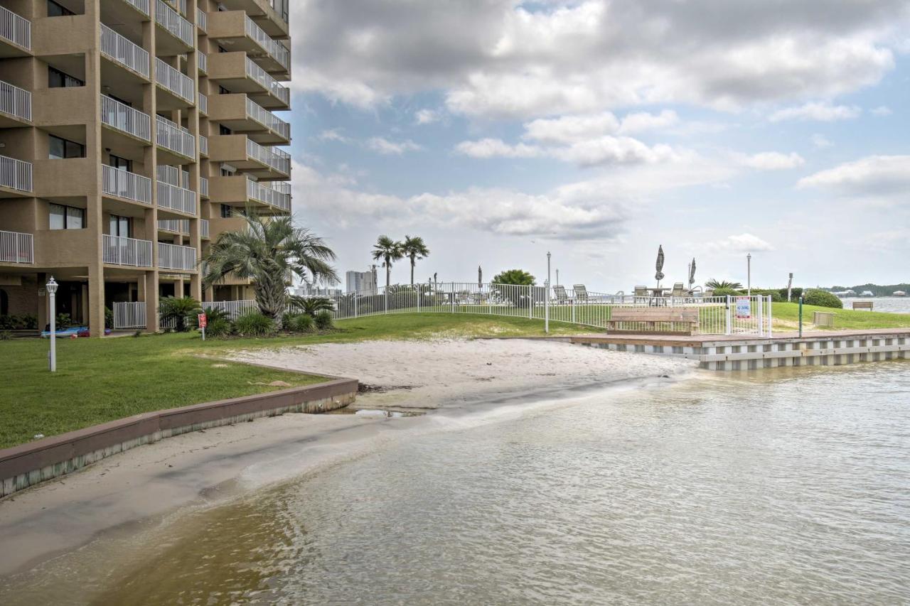 Waterfront Gulf Shores Condo With Patio, Pier And Pool Exterior photo